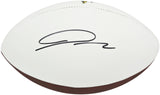 Jordan Addison Autographed Minnesota Vikings White Logo Football Beckett BAS QR Stock #265861