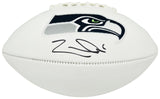 Zach Charbonnet Autographed Seattle Seahawks White Logo Football MCS Holo Stock #265876