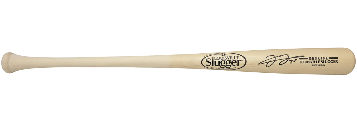 Frank Thomas Autographed Blonde Louisville Slugger Genuine Baseball Bat Chicago White Sox Beckett BAS Witness Stock #265856