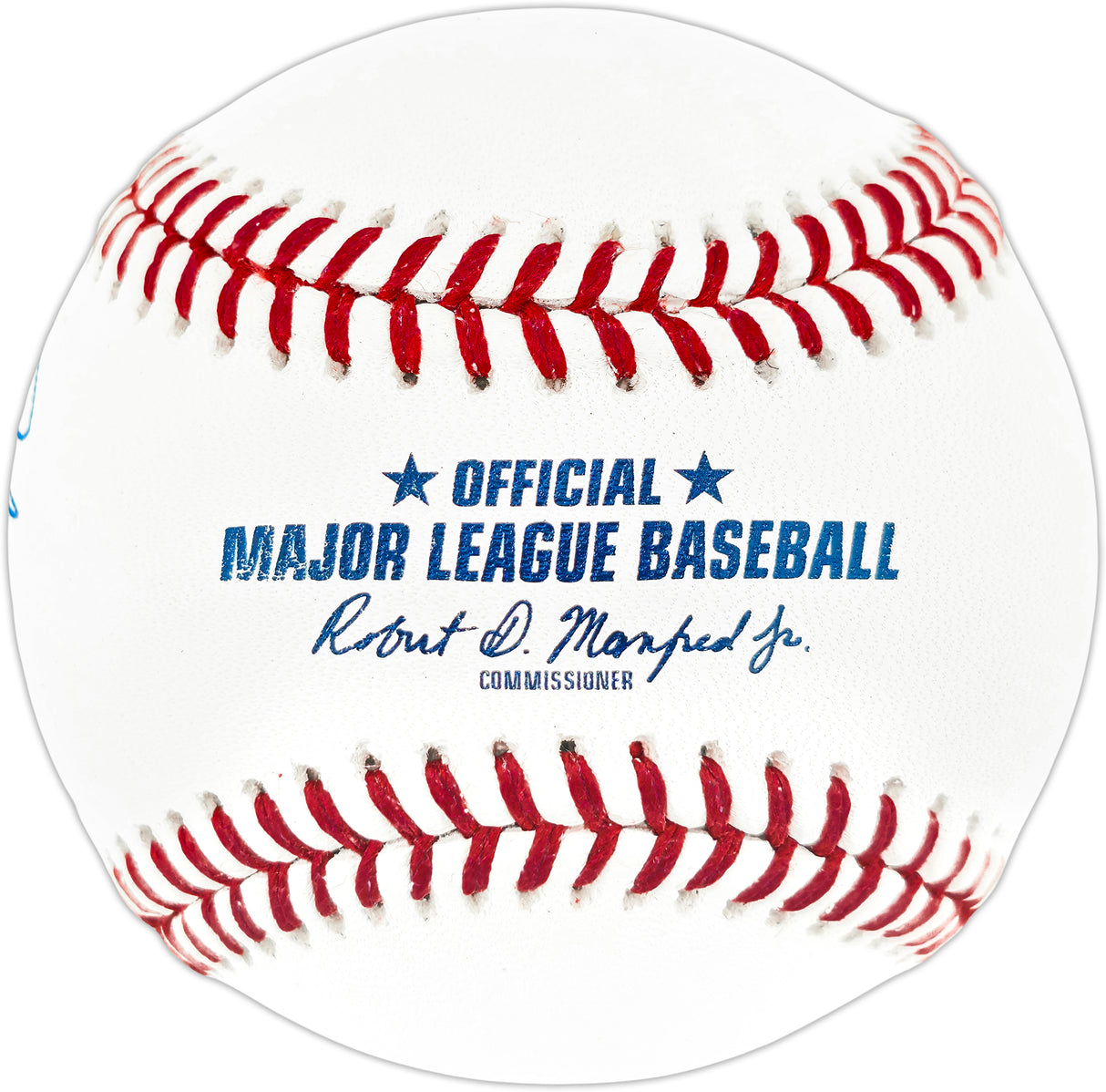 Fred McGriff Autographed Official Hall of Fame HOF Logo Baseball Atlanta Braves Beckett BAS Witness Stock #265899