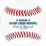 Fred McGriff Autographed Official Hall of Fame HOF Logo Baseball Atlanta Braves Beckett BAS Witness Stock #265899