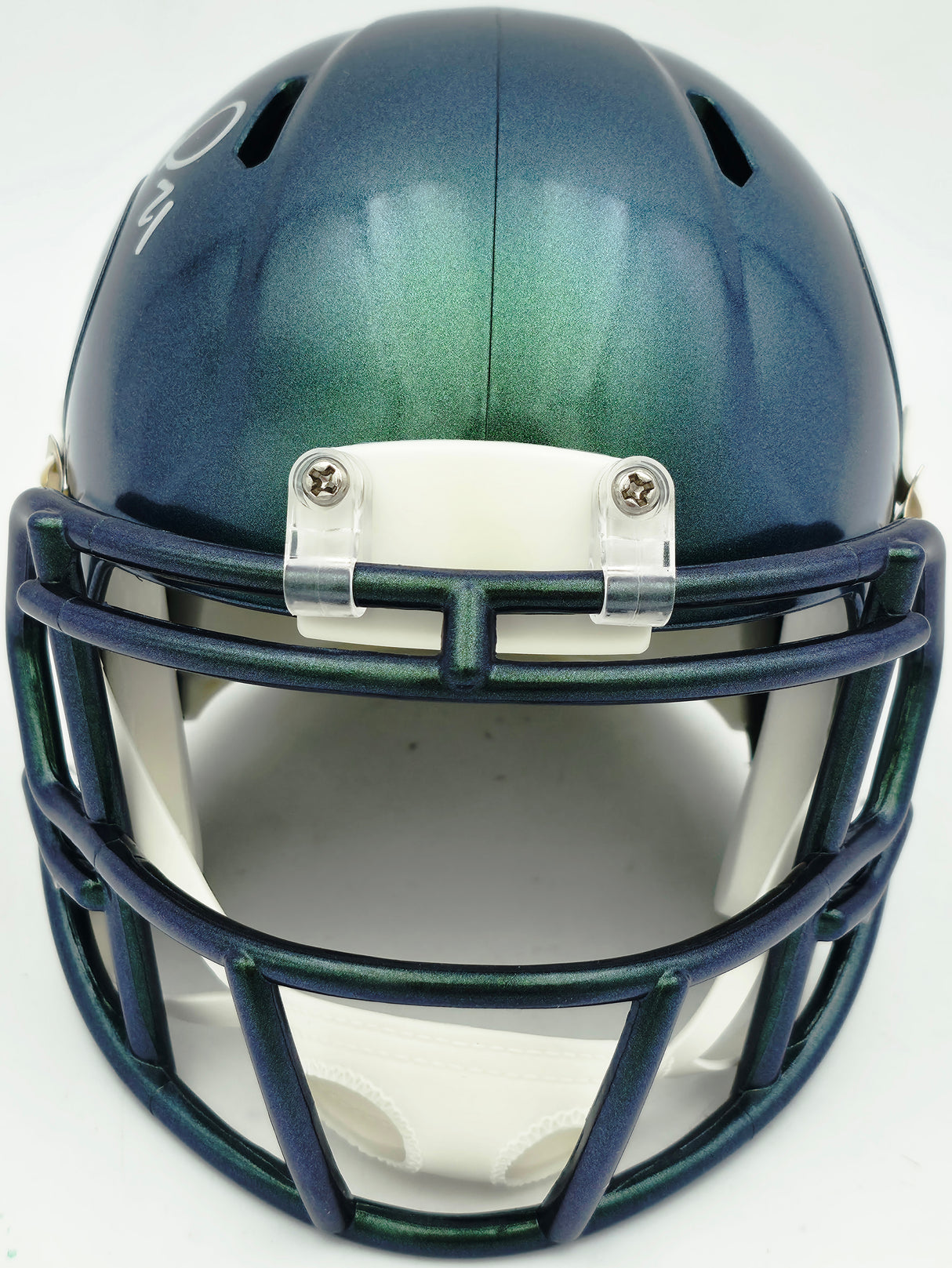 Devon Witherspoon Autographed Seattle Seahawks Rivalries Speed Mini Helmet MCS Holo Stock #265532