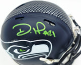 Devon Witherspoon Autographed Seattle Seahawks Blue Super Bowl LX Champions Logo Speed Mini Helmet MCS Holo Stock #265533