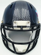 Uchenna Nwosu Autographed Seattle Seahawks Blue Super Bowl LX Champions Logo Speed Mini Helmet MCS Holo Stock #265544