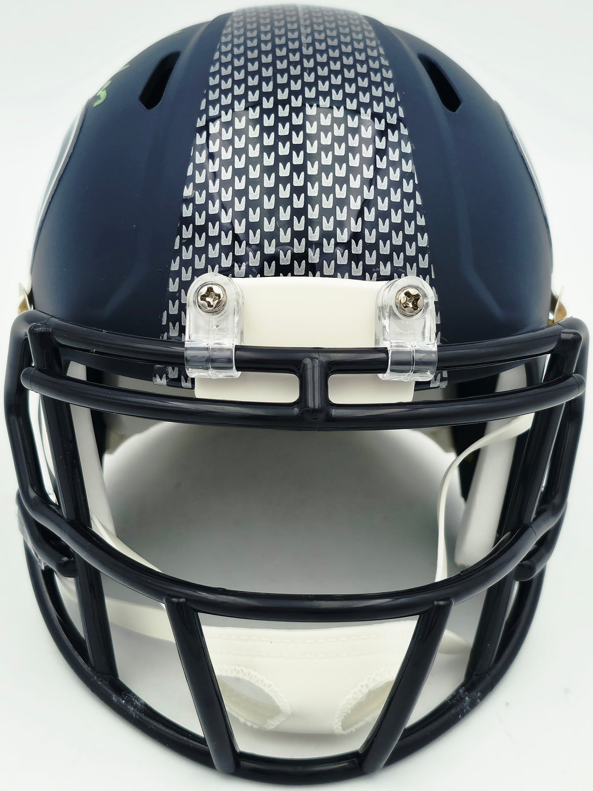 Rashid Shaheed Autographed Seattle Seahawks Blue Speed Mini Helmet MCS Holo Stock #265566