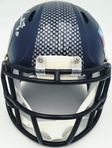 Julian Love Autographed Seattle Seahawks Blue Super Bowl LX Champions Logo Speed Mini Helmet MCS Holo Stock #265578