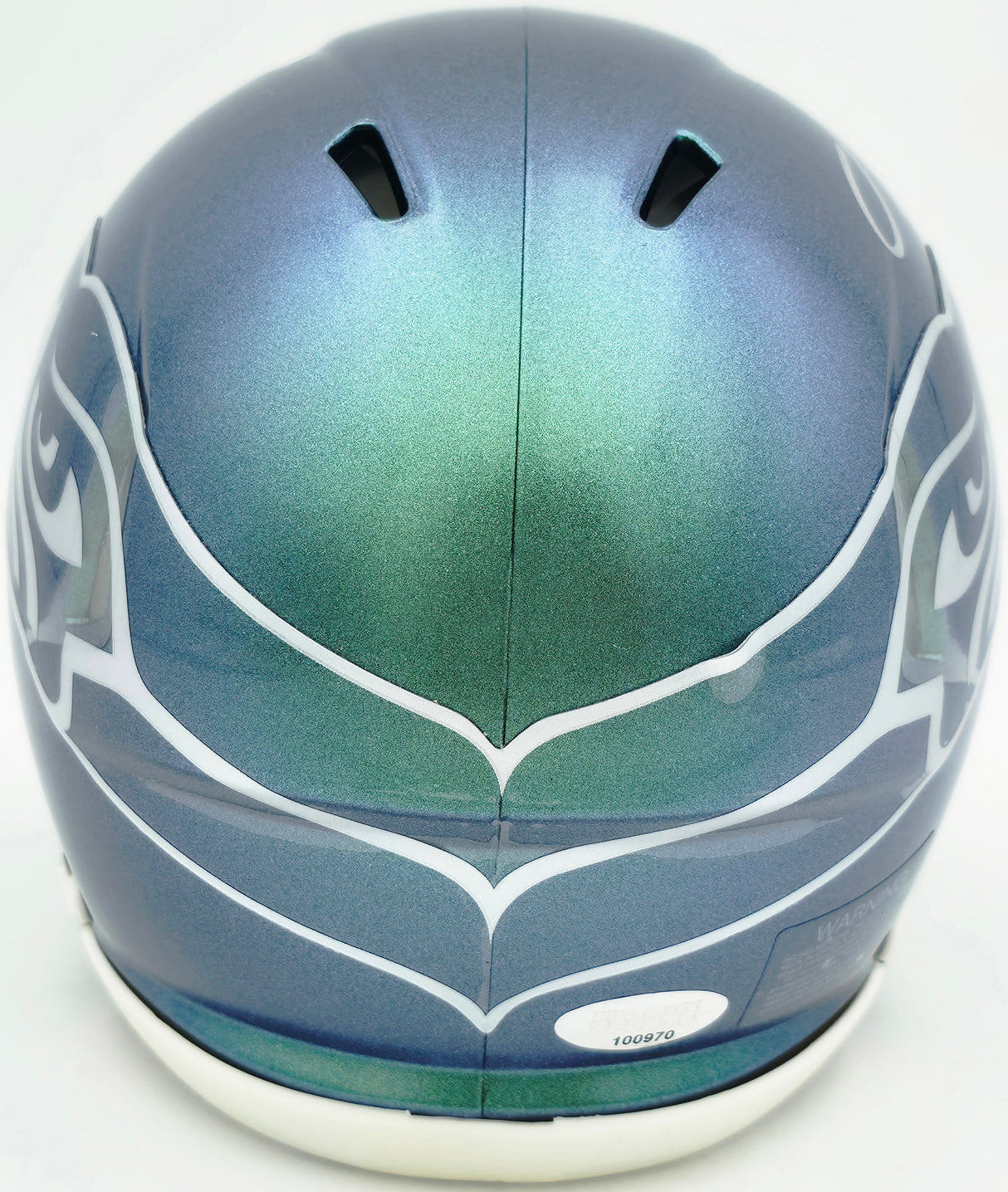 Julian Love Autographed Seattle Seahawks Rivalries Speed Mini Helmet MCS Holo Stock #265580