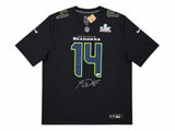 Seattle Seahawks Sam Darnold Autographed Black Nike Super Bowl LX Patch Jersey Size XXL Beckett BAS Witness Stock #265418