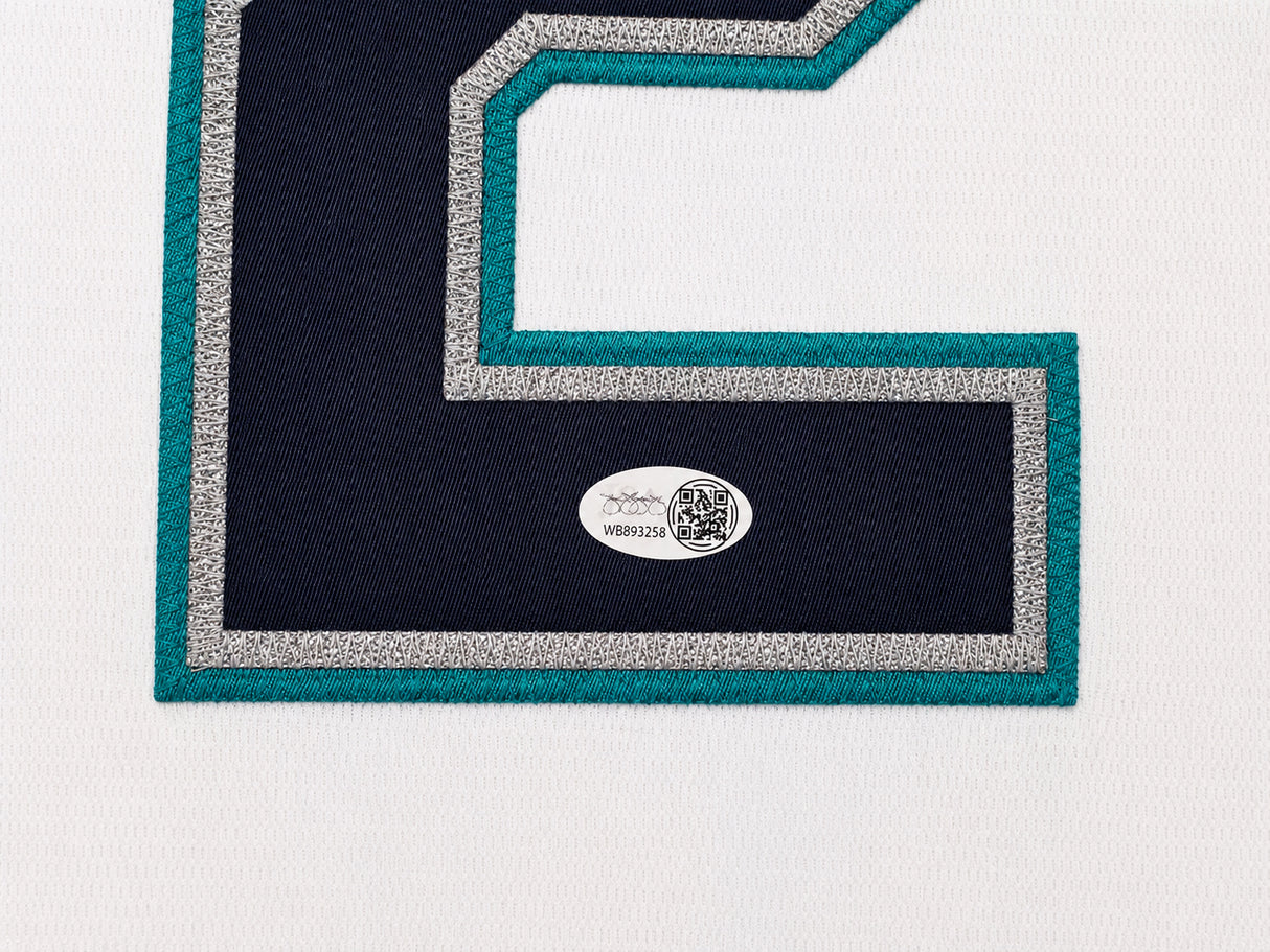 Seattle Mariners Bryan Woo Autographed White Nike Jersey Size XL JSA Witness Stock #265417