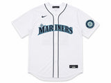 Seattle Mariners Bryan Woo Autographed White Nike Jersey Size L JSA Witness Stock #265416