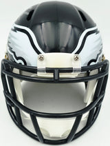 Jalen Carter Autographed Philadelphia Eagles Black 2022 Alternate Speed Mini Helmet JSA Witness Stock #266083