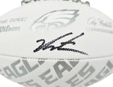 Jalen Carter Autographed Philadelphia Eagles NFL Team Series Football JSA Witness Stock #266081