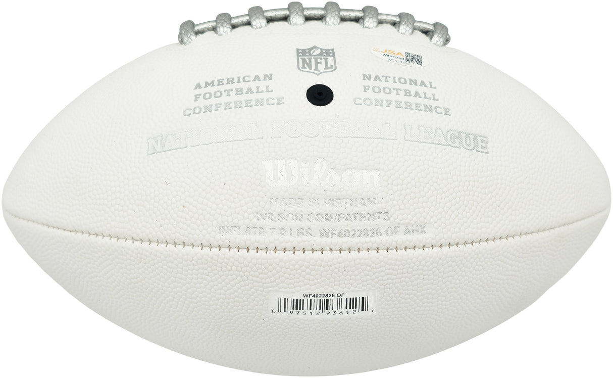 Jalen Carter Autographed Philadelphia Eagles NFL Team Series Football JSA Witness Stock #266081