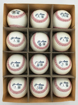 Frank Thomas Autographed Official Hall of Fame HOF Logo MLB Baseball 12 Count Lot Chicago White Sox (Imperfections) Beckett BAS QR Stock #266298