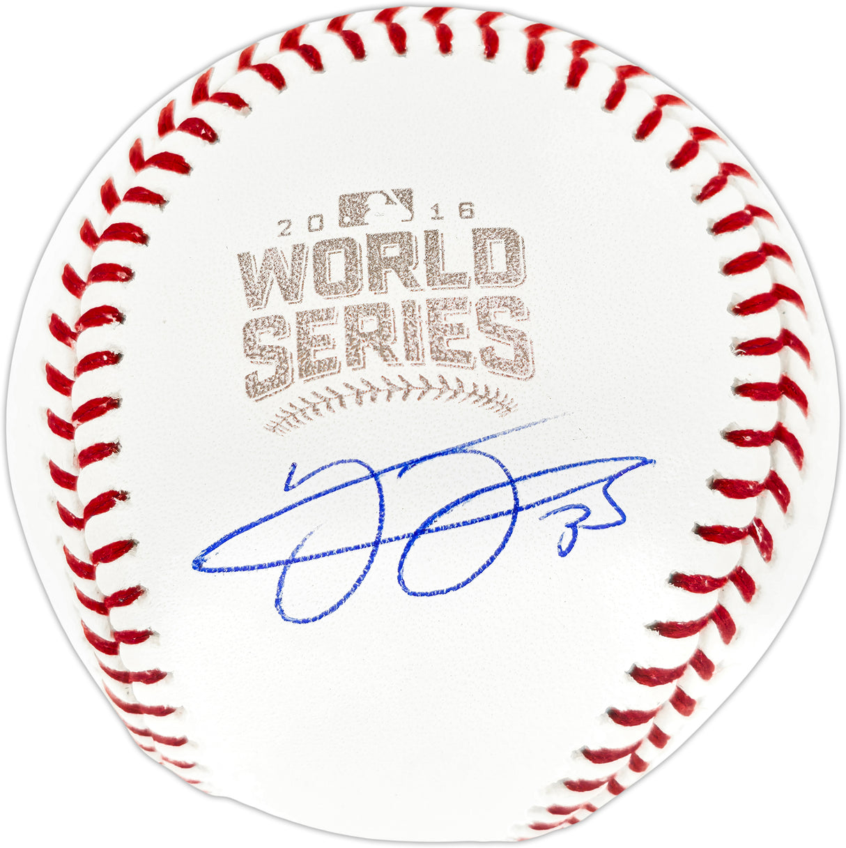 Frank Thomas Autographed Official 2016 World Series Logo Baseball Chicago White Sox Beckett BAS QR Stock #266302