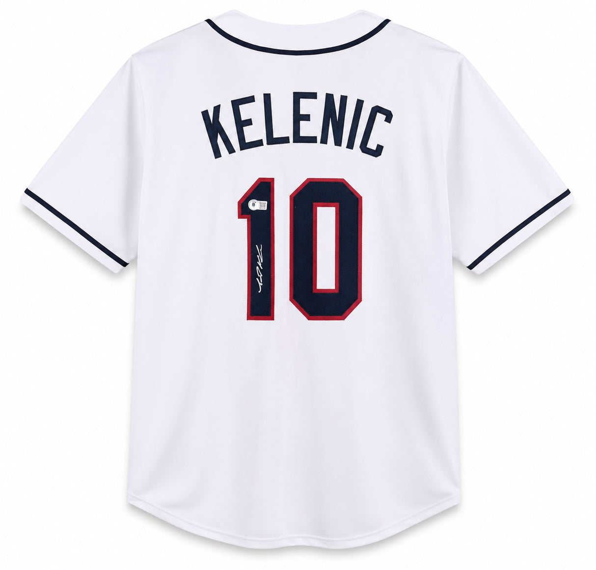 Team USA Jarred Kelenic Autographed White Jersey Beckett BAS Witness Stock #266277