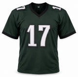 Philadelphia Eagles Alshon Jeffery Autographed Green Jersey Beckett BAS Witness Stock #267067