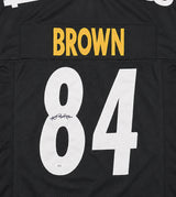 Pittsburgh Steelers Antonio Brown Autographed Black Jersey JSA Stock #267055