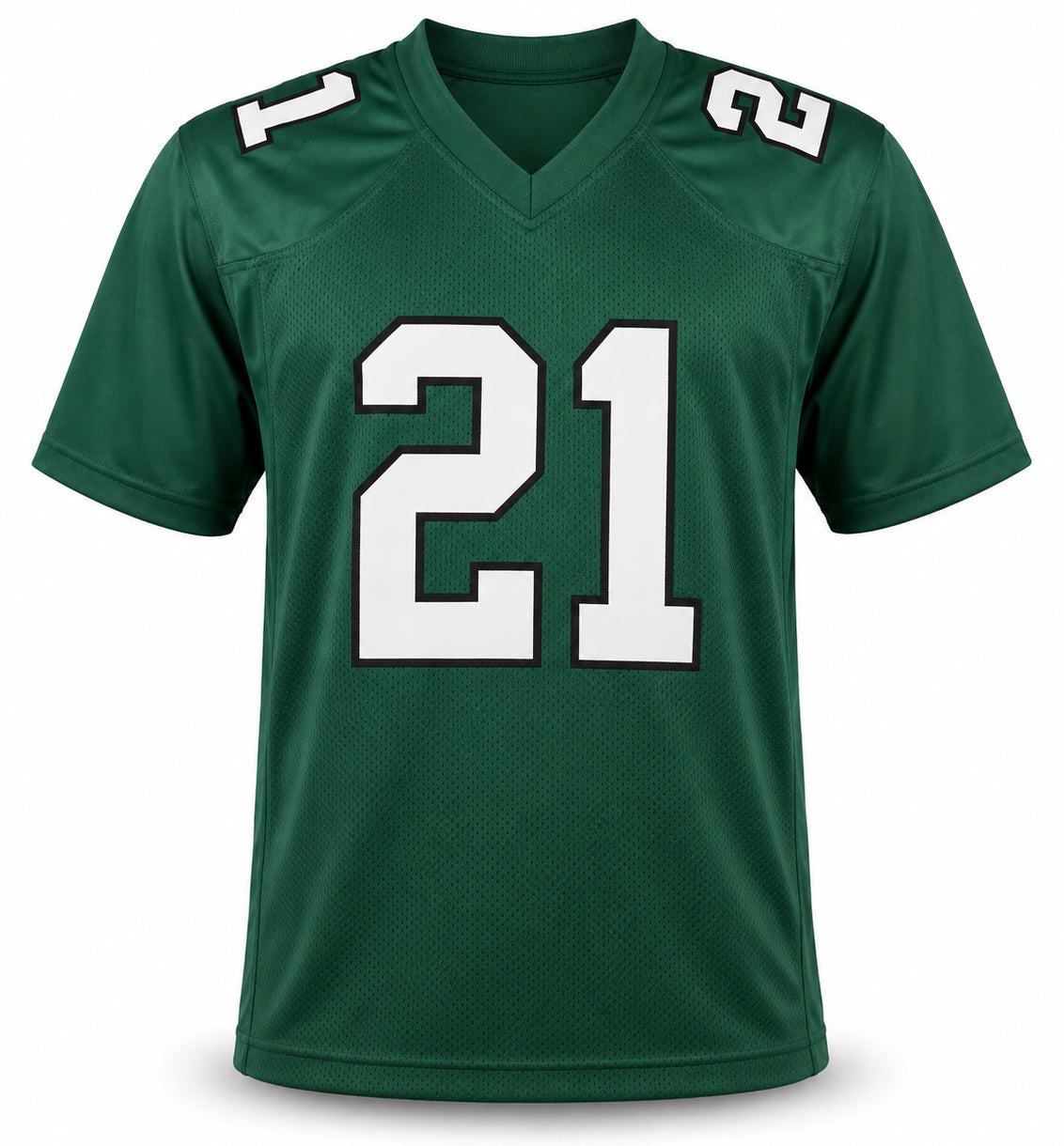 Philadelphia Eagles Eric Allen Autographed Green Jersey Beckett BAS Witness Stock #267064