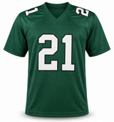 Philadelphia Eagles Eric Allen Autographed Green Jersey Beckett BAS Witness Stock #267064