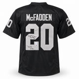 Oakland Raiders Darren McFadden Autographed Black Jersey "Run DMC" PSA/DNA Stock #267077