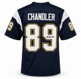 San Diego Chargers Wes Chandler Autographed Blue Jersey JSA Stock #267053