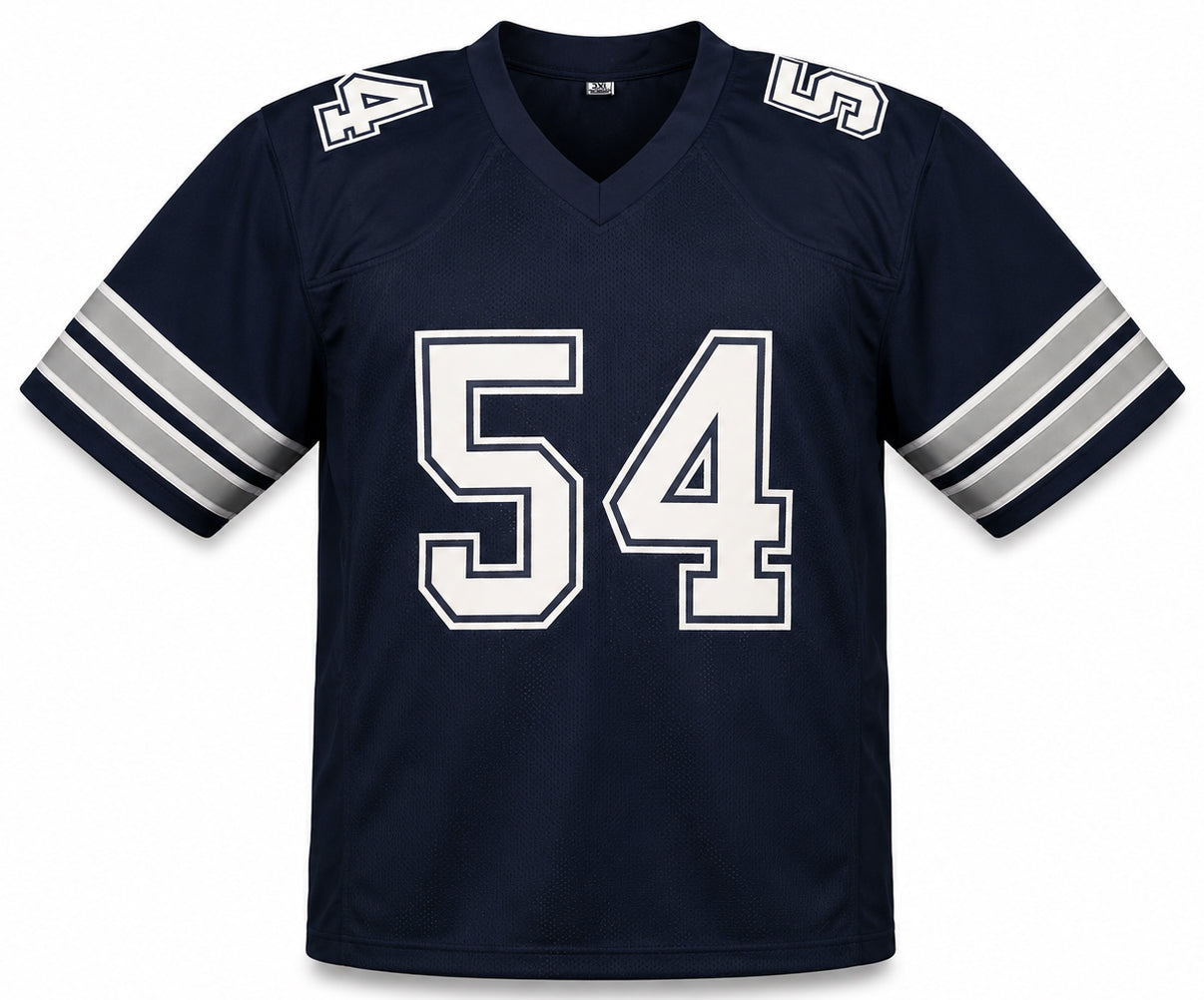 Dallas Cowboys Randy White Autographed Blue Jersey Beckett BAS Witness Stock #267047