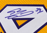 Los Angeles Lakers Shaquille O'Neal Autographed Gold Jersey PSA/DNA Stock #267056