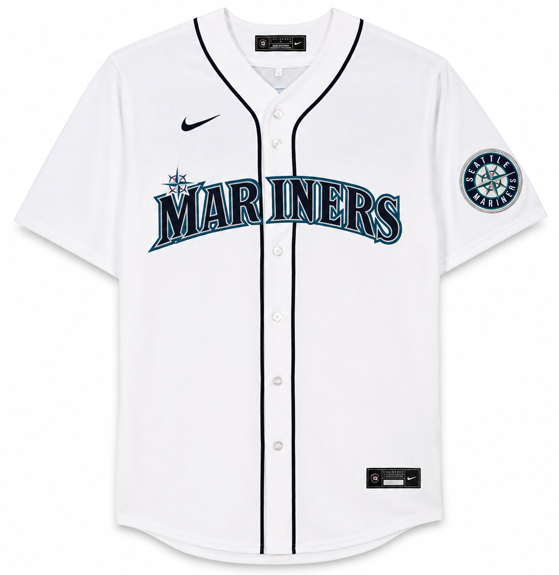 Seattle Mariners Felix Hernandez Autographed White Nike Jersey Size XXL Beckett BAS Witness Stock #266585