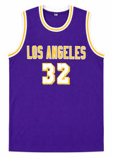 Los Angeles Lakers Magic Johnson Autographed Purple Jersey PSA/DNA Stock #267057