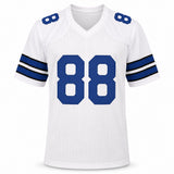 Dallas Cowboys Drew Pearson Autographed White Jersey Beckett BAS Witness Stock #267049