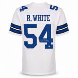 Dallas Cowboys Randy White Autographed White Jersey Beckett BAS Witness Stock #267054