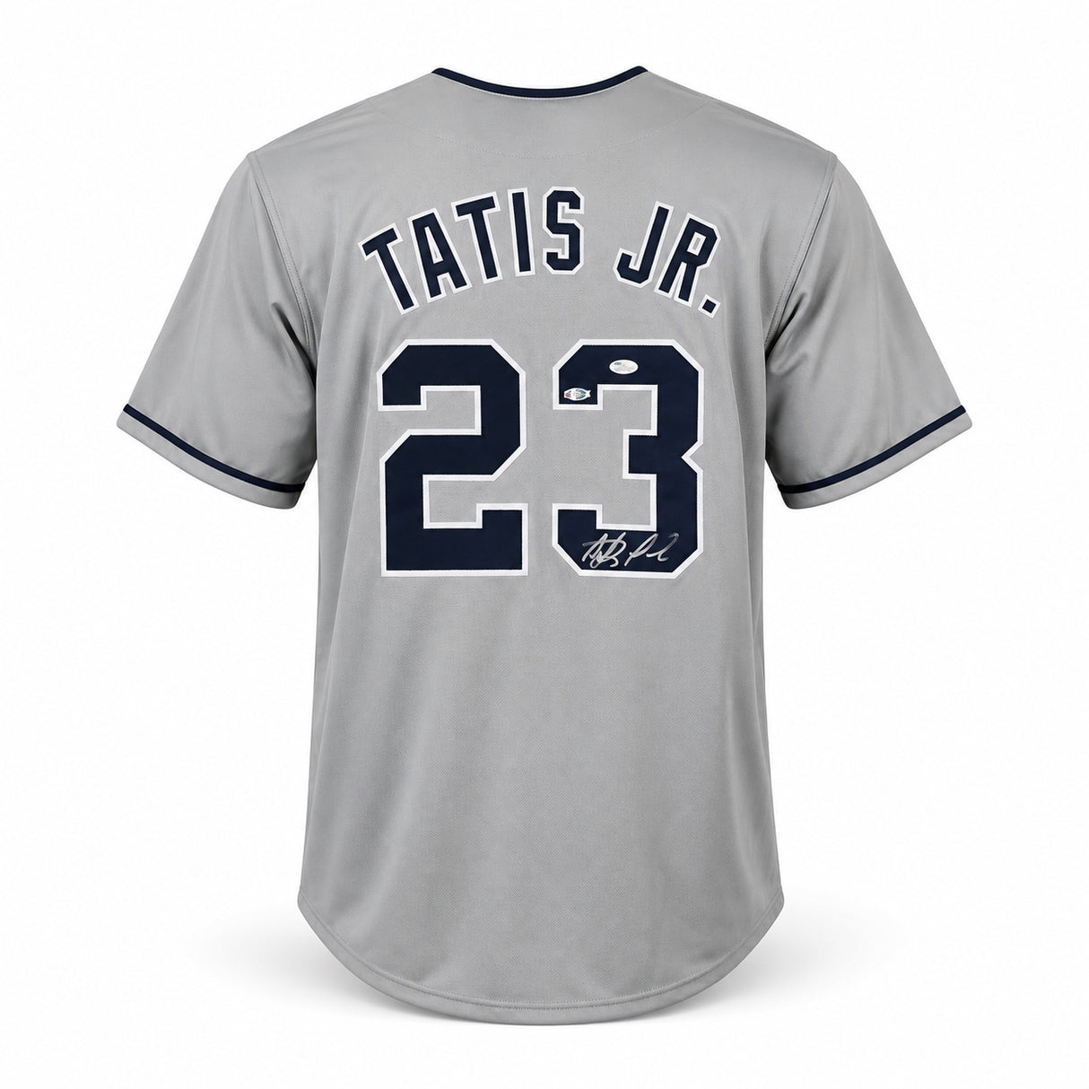 San Diego Padres Fernando Tatis Jr. Autographed Grey Jersey JSA Stock #267280