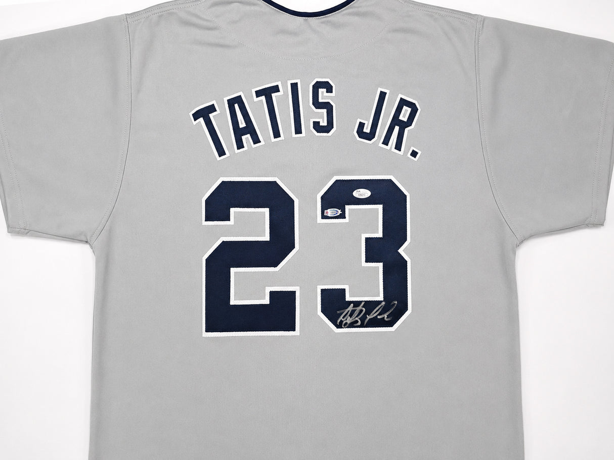 San Diego Padres Fernando Tatis Jr. Autographed Grey Jersey JSA Stock #267280