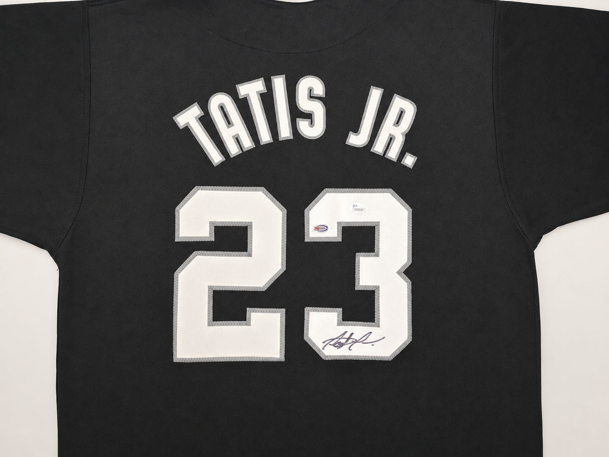 San Diego Padres Fernando Tatis Jr. Autographed Black Jersey JSA Stock #267068