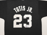 San Diego Padres Fernando Tatis Jr. Autographed Black Jersey JSA Stock #267068
