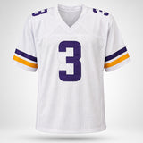 Minnesota Vikings Jordan Addison Autographed White Jersey Beckett BAS QR Stock #265952