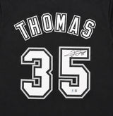 Chicago White Sox Frank Thomas Autographed Black Jersey Beckett BAS QR Stock #265937