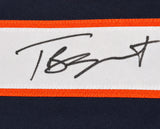 Chicago Bears Tyson Bagent Autographed Blue Jersey Beckett BAS QR Stock #265950