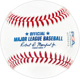 Nolan Ryan Autographed Official Hall of Fame HOF Logo Baseball Texas Rangers PSA/DNA ITP Stock #251008