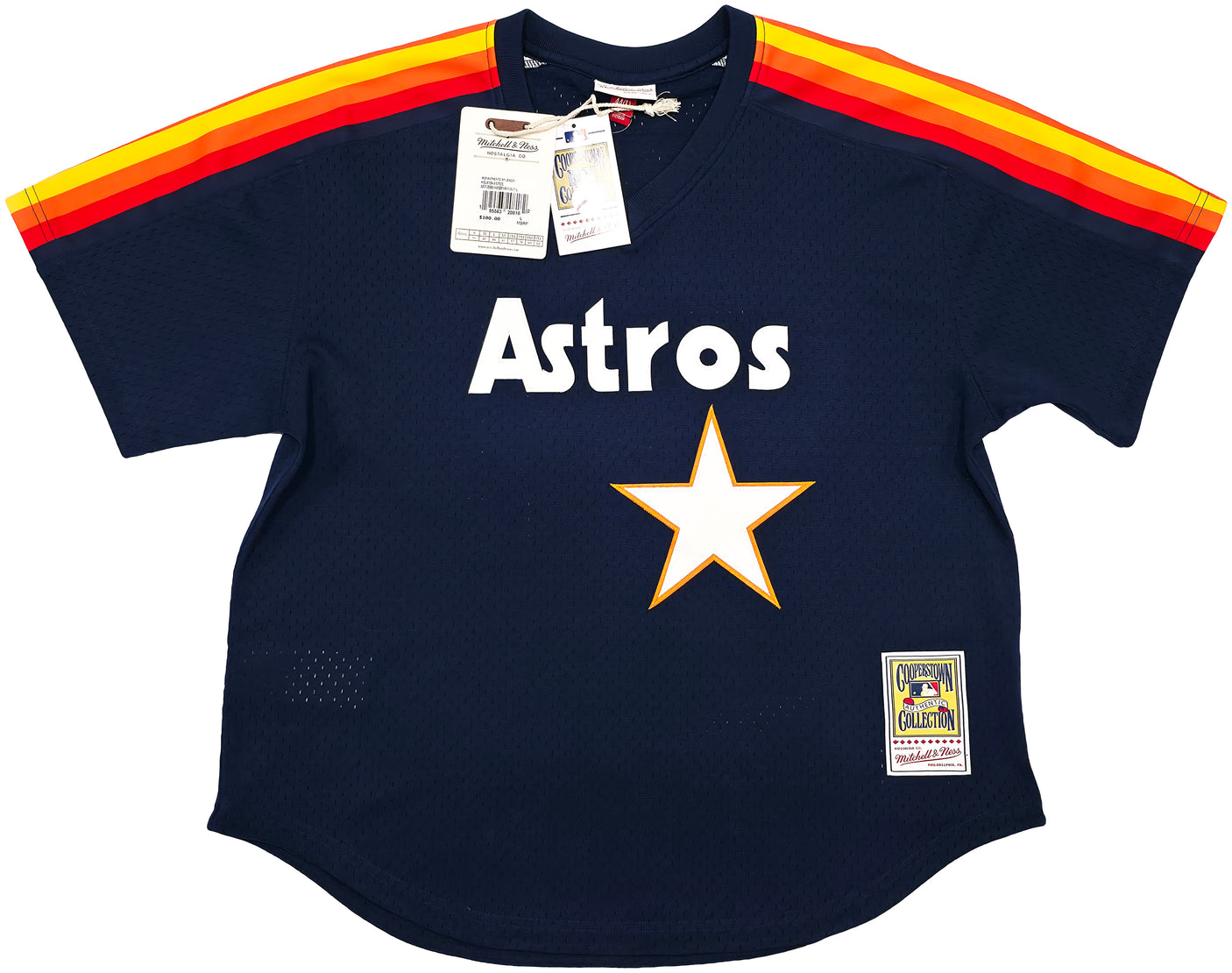 Houston Astros Nolan Ryan Autographed Blue Authentic Mitchell & Ness Cooperstown Authentic Collection Jersey Size 44 PSA/DNA ITP Stock #251009