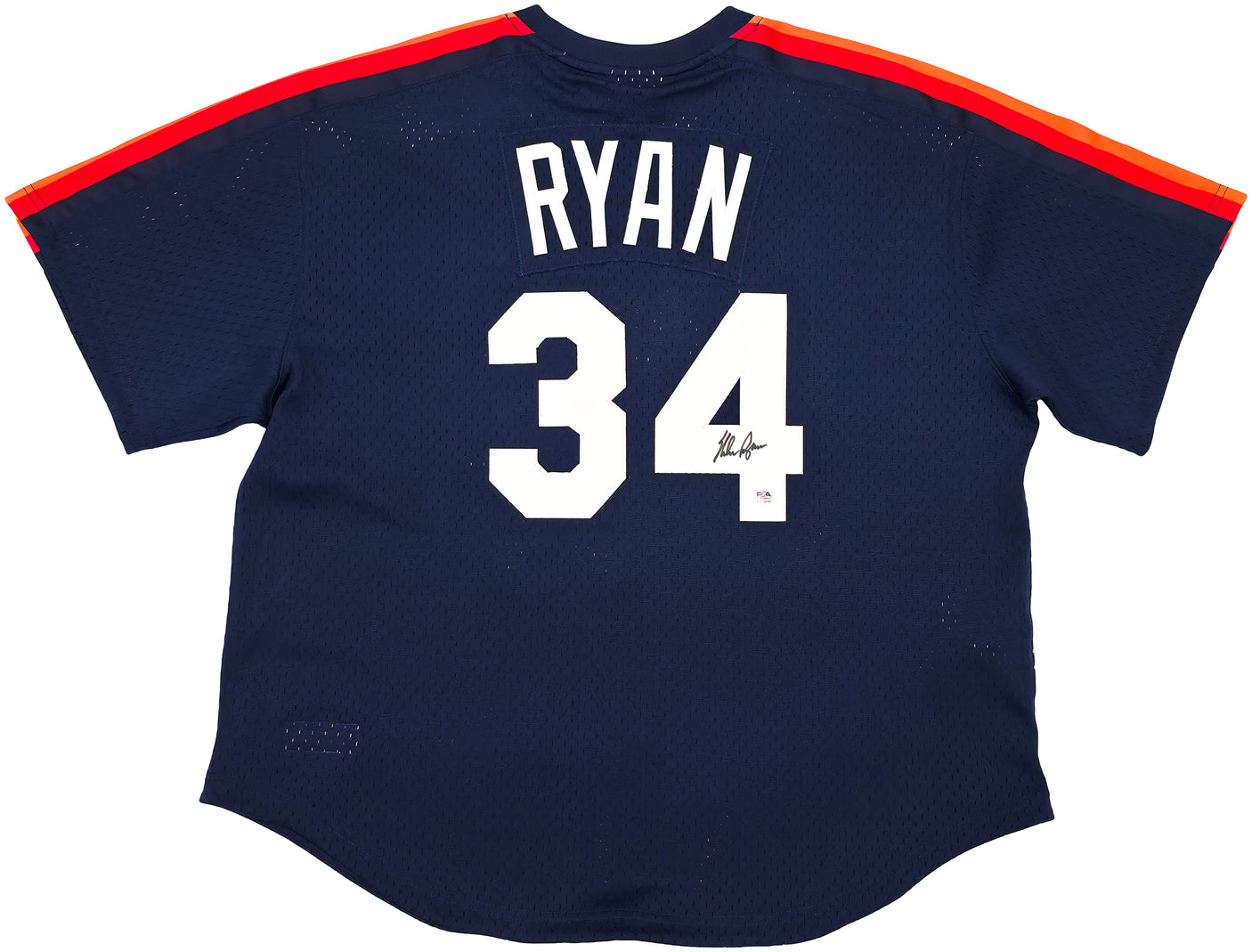 Houston Astros Nolan Ryan Autographed Blue Authentic Mitchell & Ness Cooperstown Authentic Collection Jersey Size 48 PSA/DNA ITP Stock #251010