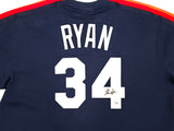 Houston Astros Nolan Ryan Autographed Blue Authentic Mitchell & Ness Cooperstown Authentic Collection Jersey Size 48 PSA/DNA ITP Stock #251010
