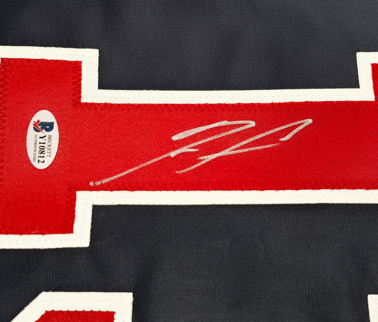 Atlanta Braves Ronald Acuna Jr. Autographed Blue Jersey Beckett BAS Stock #250574