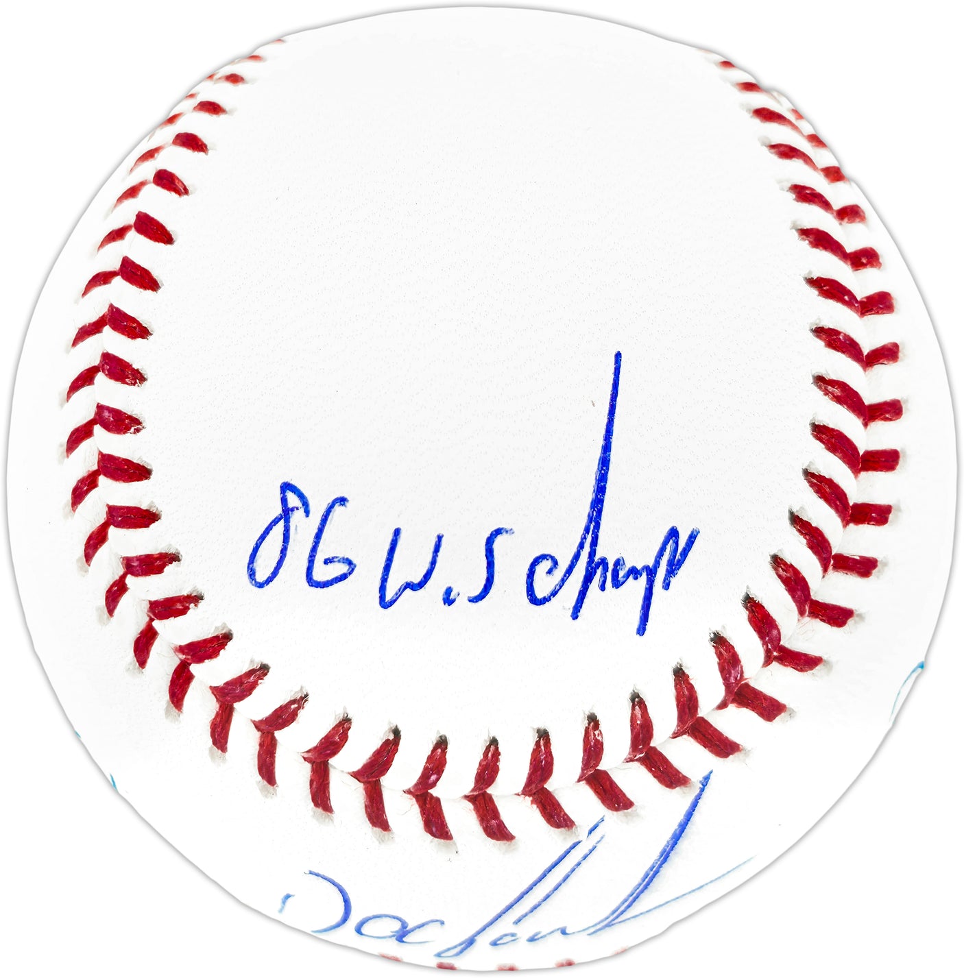 Dwight "Doc" Gooden Autographed Official MLB Statball Baseball New York Mets "86 WS Champs, 84 NL ROY, 85 NL CY, Dr K" Beckett BAS Witness Stock #252386