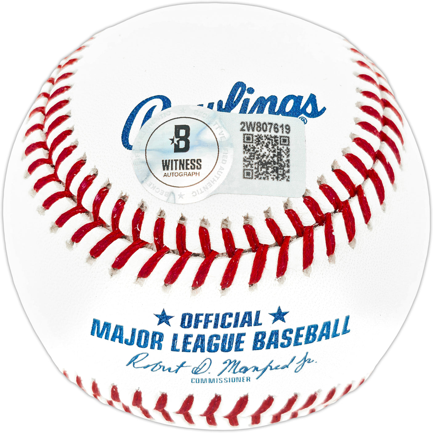 Dwight "Doc" Gooden Autographed Official MLB Baseball New York Mets "86 WS Champs" Beckett BAS Witness Stock #252388