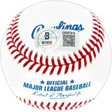 Dwight "Doc" Gooden Autographed Official MLB Baseball New York Mets "86 WS Champs" Beckett BAS Witness Stock #252388
