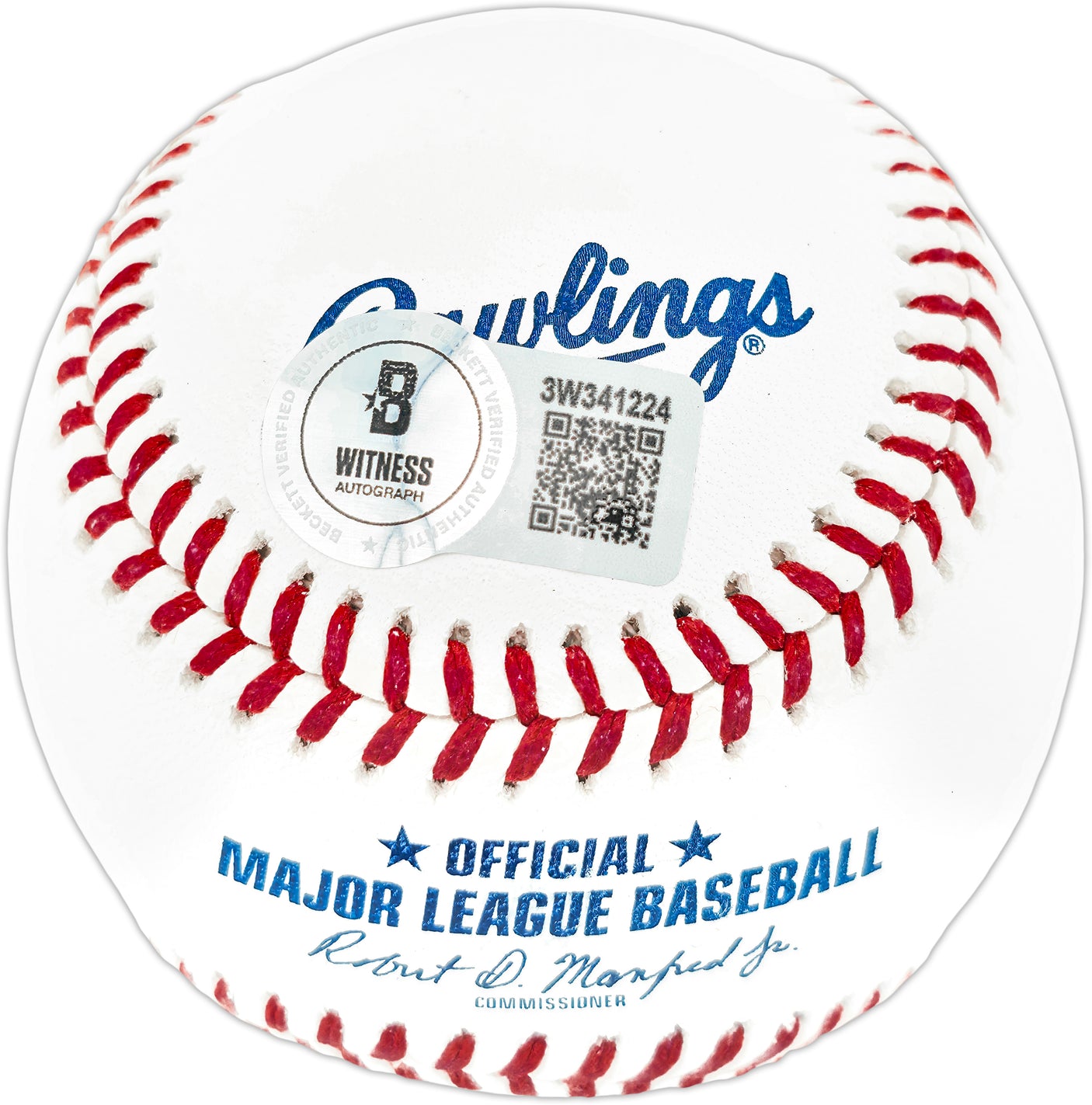 Randy Johnson Autographed Official MLB Baseball Seattle Mariners "HOF 15" Beckett BAS Witness Stock #252421