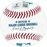 Randy Johnson Autographed Official MLB Baseball Arizona Diamondbacks "PG 5.18.04" Beckett BAS Witness Stock #252422