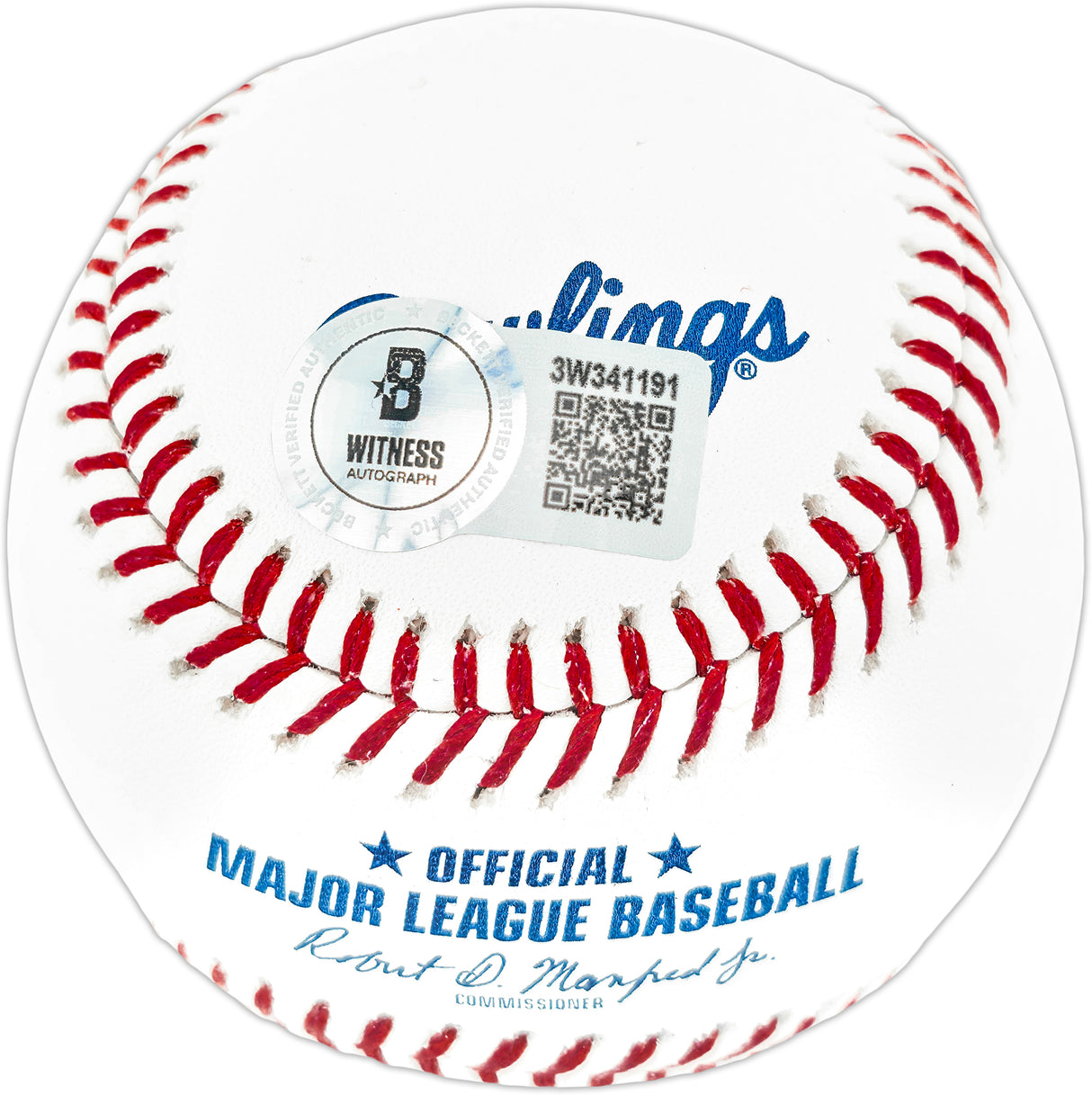 Randy Johnson Autographed Official MLB Baseball Arizona Diamondbacks "PG 5.18.04" Beckett BAS Witness Stock #252422